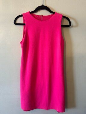 Aqua Brign Pink Sleeveless Shift Dress